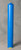 Photograph of blue eagle sooth bollard post sleeve.