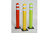 A photograph of a 02256 eagle poly guide post delineator w/reflective sheeting.