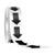 An image of a roll of black arrow floor markers, partially unrolled.