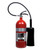 A photo of a 10 lb steel shell Ansul Sentry carbon dioxide extinguisher.