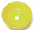 A photograph of a yellow 100-009YEL-R ABS Plastic Eye/Face Wash Bowl.