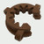 A photograph a brown size 40 24000 plastic standard taper joint clip.