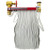 A photograph of a 09905 fire hose pin rack with fire hose installed.