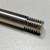 A photograph of the threaded end of an SAP125 series rod.