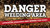 Picture of Workplace Safety Banner that features a dark background lit up by sparks, as something is being welded in the background. In front of this in large bold white letters the banner reads "Danger welding area". Below this there is a red stripe with smaller white text that reads "Authorized personnel only beyond this point". 