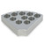 Photograph of  15 mm Vial Sectional  Block for Ohaus Guardian Hotplate Stirrers