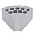 Photograph of  12 mm Test Tube Sectional  Block for Ohaus Guardian Hotplate Stirrers
