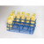 Photograph of a partially filled 1.7" x 1.95" 15 specimen bag rack, item # 06042-C.