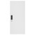 Photograph of  a solid  door (option) for surface mounted fire extinguisher cabinet for oval fire extinguishers.