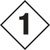 Image of  a number "1" Hazard Panel.