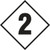 Image of  a number "2" Hazard Panel.