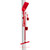 A photograph of a red 06083 PVC 10" 6-hook rack with red tools. Tools are not included with product.