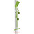 A photograph of a lime green 06083 PVC 10" 6-hook rack with lime green tools. Tools are not included with product.
