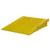 Photograph of a yellow ramp for Justrite EcoPolyBlend DrumShed.