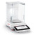 Photograph of Ohaus Explorer Plus® Precision NTEP Balance, right facing, with draft shield closed.