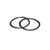 Photograph of 2 Rubber Bands.