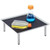 A photograph of  a stackable tray for a Roto-Shake Genie supporting flask and flat bottle (not included).