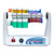 A photograph of  an Ohaus Rotator Genie™ with a Standard Tray holding a variety of sample vessels (not included).  Front view with tray horizontal to show both sides in use.