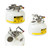 A photograph of (3) 2 Gallon HPLC Safety Disposal Cans.