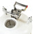 A photograph of a PP12755, 5 gallon Safety Disposal Can with the lid open, top view.