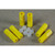 A photograph of (6) yellow Fittings  and Ferrules for 2 mm" OD tubing.