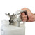 A photograph of the trigger handle of a 1 gallon Justrite HPLC Safety Disposal Cans w/ Quick-Disconnect Fittings.