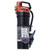 A picture of the Rusoh Eliminator 10 lb, High Flow, BC (Purple-K) fire extinguisher, side view.