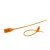 Photograph of orange plastic tamper seal in open and closed positions.