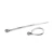 Photograph of stainless steel metal tamper seal in the open and closed positions.