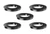 A picture of five LS-C-70060-5 Valve O-Rings.