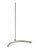 Photograph of a stainless steel laboratory support stand with rod.