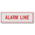 Photograph of the Alarm Line Aluminum Sprinkler Identification Sign.