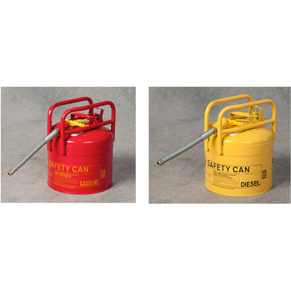 Eagle DOT Transport Safety Cans, Type II w/ Pour Spout, 5 gallon