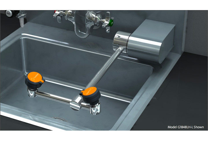Guardian G1848 Eyewash, Wall Mounted, AutoFlow™ 90º Swing-Down
