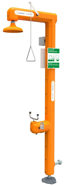 A photograph of a Guardian GFR3110 Heated Safety Station.