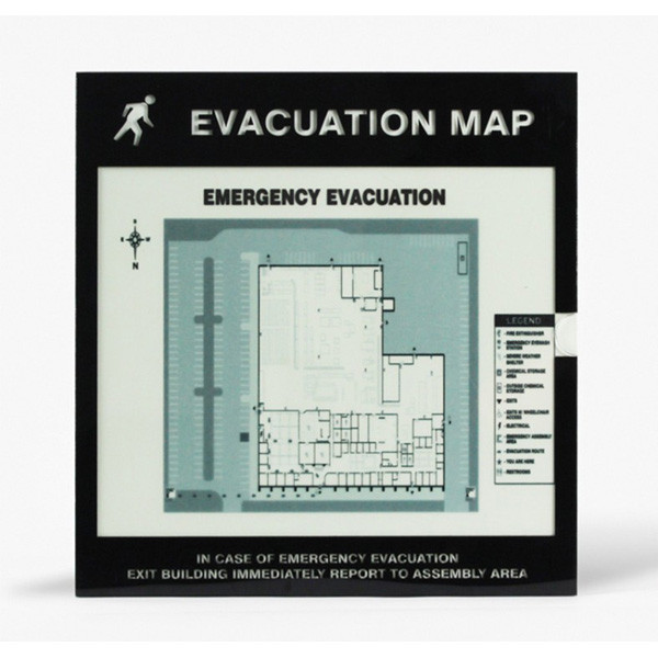8.5" x 11" map holder