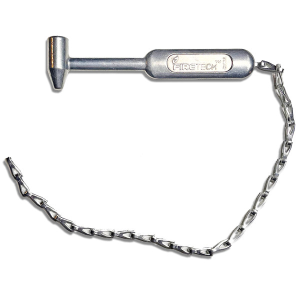 Break Glass Hammer w/ Chain for Keyboxes and Extinguisher Cabinets