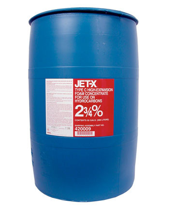 JET-X 2 3/4% High-Expansion Foam Concentrate, 55 gallon (208 liter