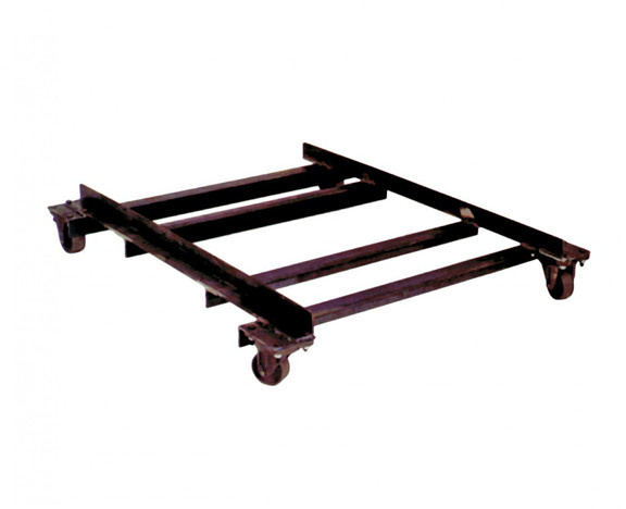 A photograph of a 04324 dolly for 2-drum workstations.