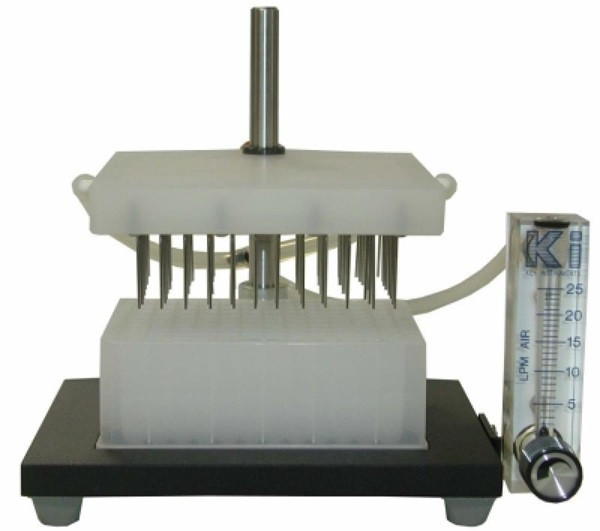 A photograph of a 21400 Glas-Col basic non-heated evaporator with 96 wells.