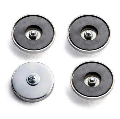 Photograph of the Magnetic Mounting Kits For Racks, Dispensers, and Baskets.