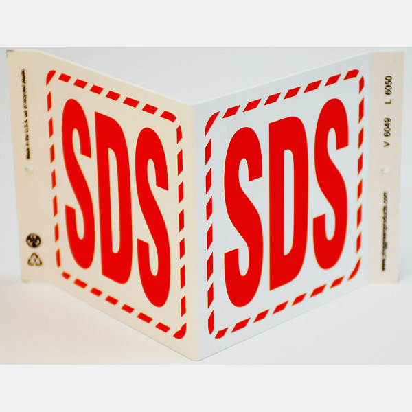 Photograph of the SDS Wall-Projecting V-Sign.