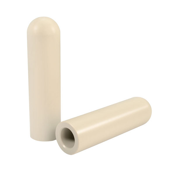 Photograph of two Centrifuge 1 x 15 mL FA Adapters, 17.5 mm diameter.