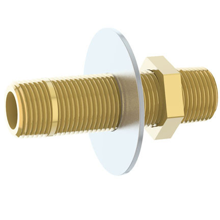 Picture of BI136-02-08R mounting shank with locknut and washer.