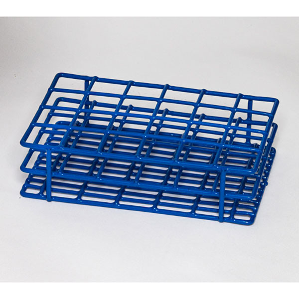 Photograph of an empty 24 - 2 oz vial rack, item 06041-A