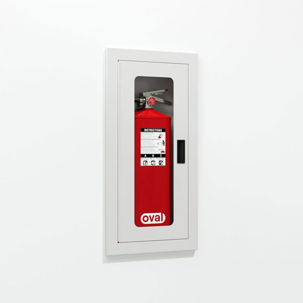 Oval CRST Recess Mounted Cabinets for Model 10J-ABC Fire