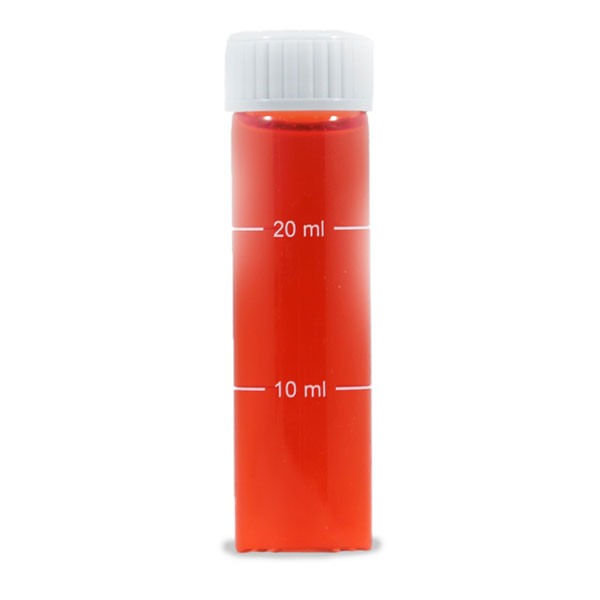 Photograph of an Ohaus 24 mm (25 mL) Replacement Vial.