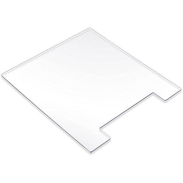 Photograph  of a splash shield for an Ohaus 5000 e-G52XX070 Hotplates, Stirrer or Hotplate Stirrer with a 7" x  7" top plate.