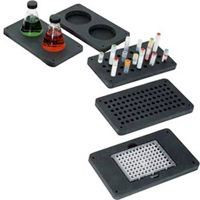 A photograph of a 21305 erlenmeyer flask cartridge for glas-col multi-pulse vortexer.