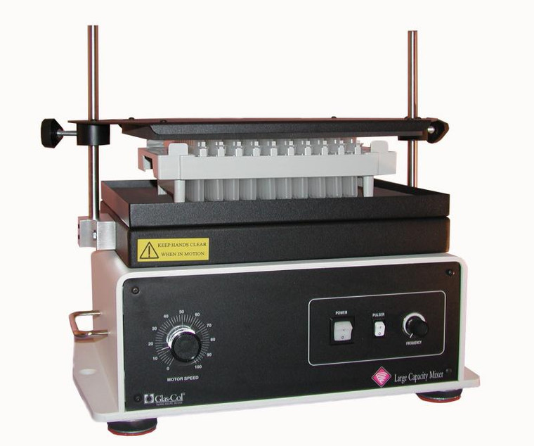 A photograph of a 21310 glas-col large capacity pulsing vortex mixer.